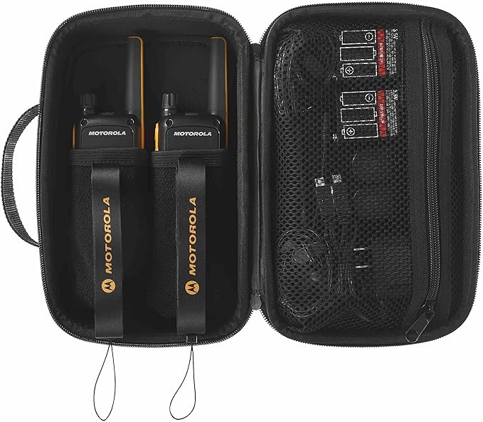 Motorola Talkabout T82 Extreme - Walkie-talkie bidireccional (paquete de dos) - Amarillo/Negro