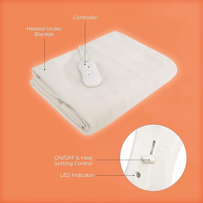 Carmen, Full Size Double Heated Under Blanket | C81196