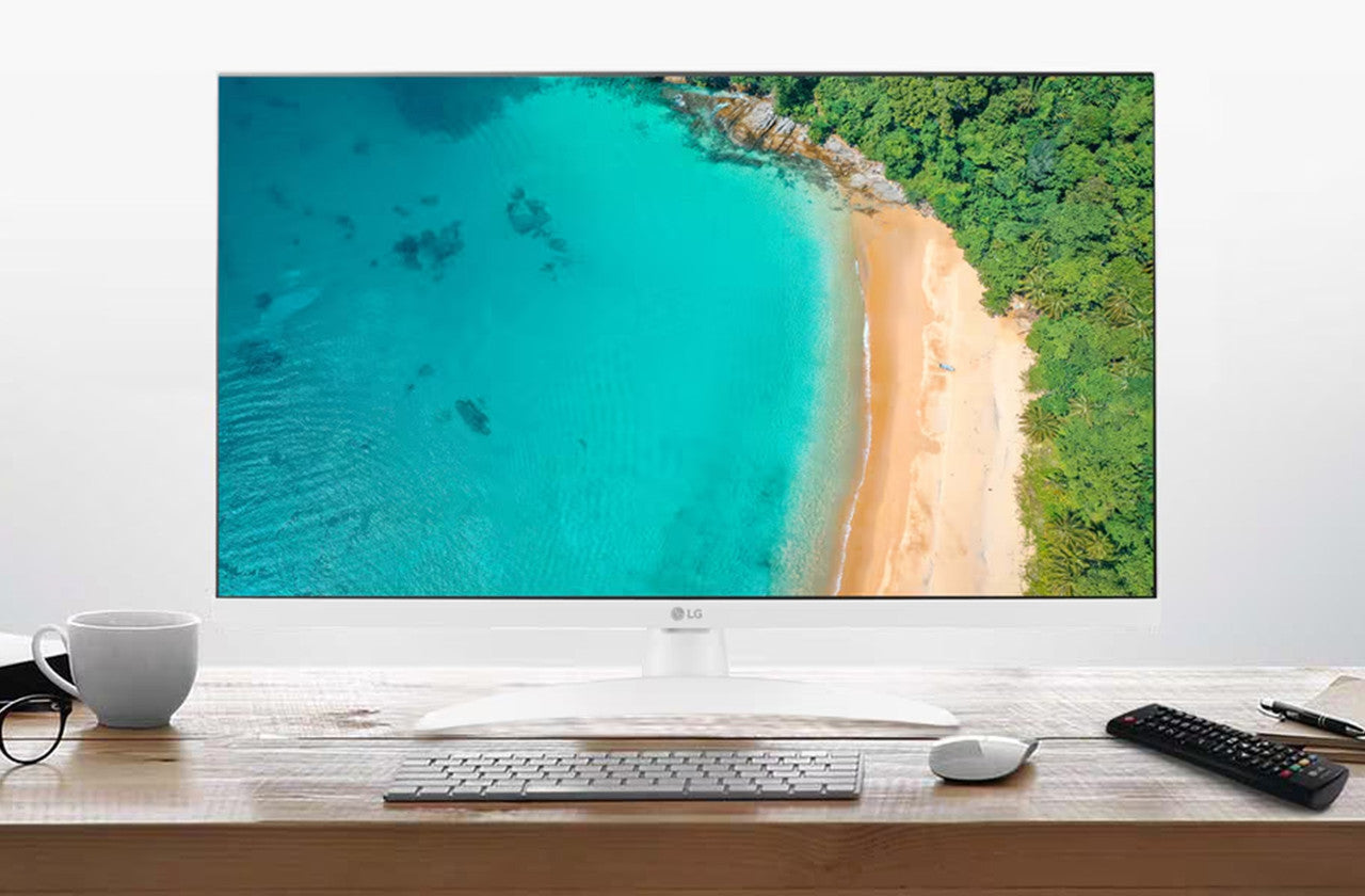 LG 27TQ615S-WZ 27" Full HD Smart LED TV Monitor - White