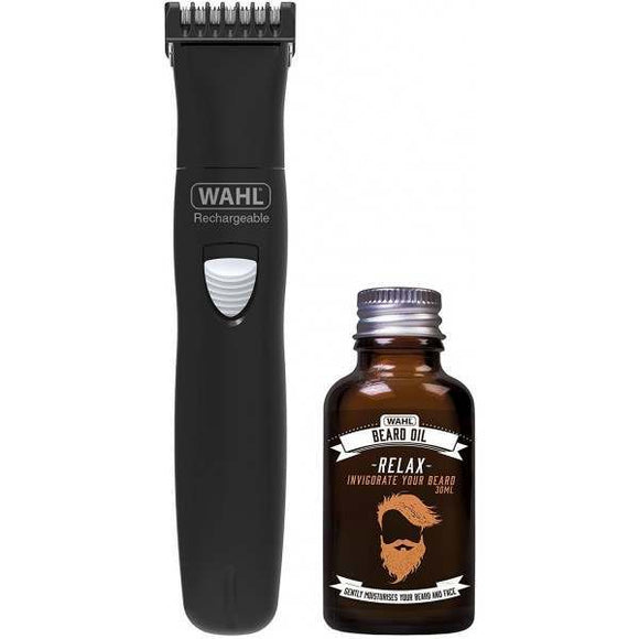 Wahl Beard Trimmer & Beard Oil Gift Set - 9865-805