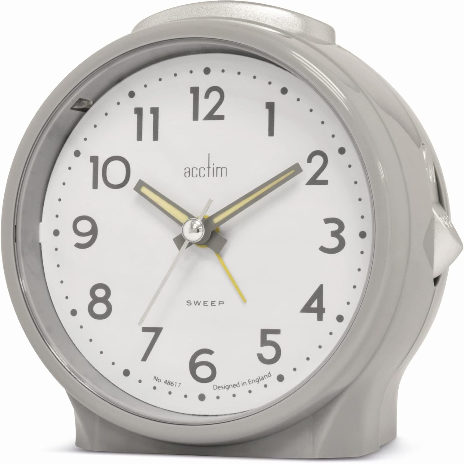 Acctim Elsie Alarm Clock Pigeon Grey - 15577