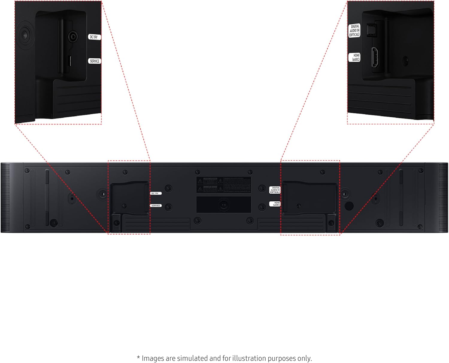 Samsung 5.0 Channel Wireless Soundbar with Dolby Atmos - HWS60DZF