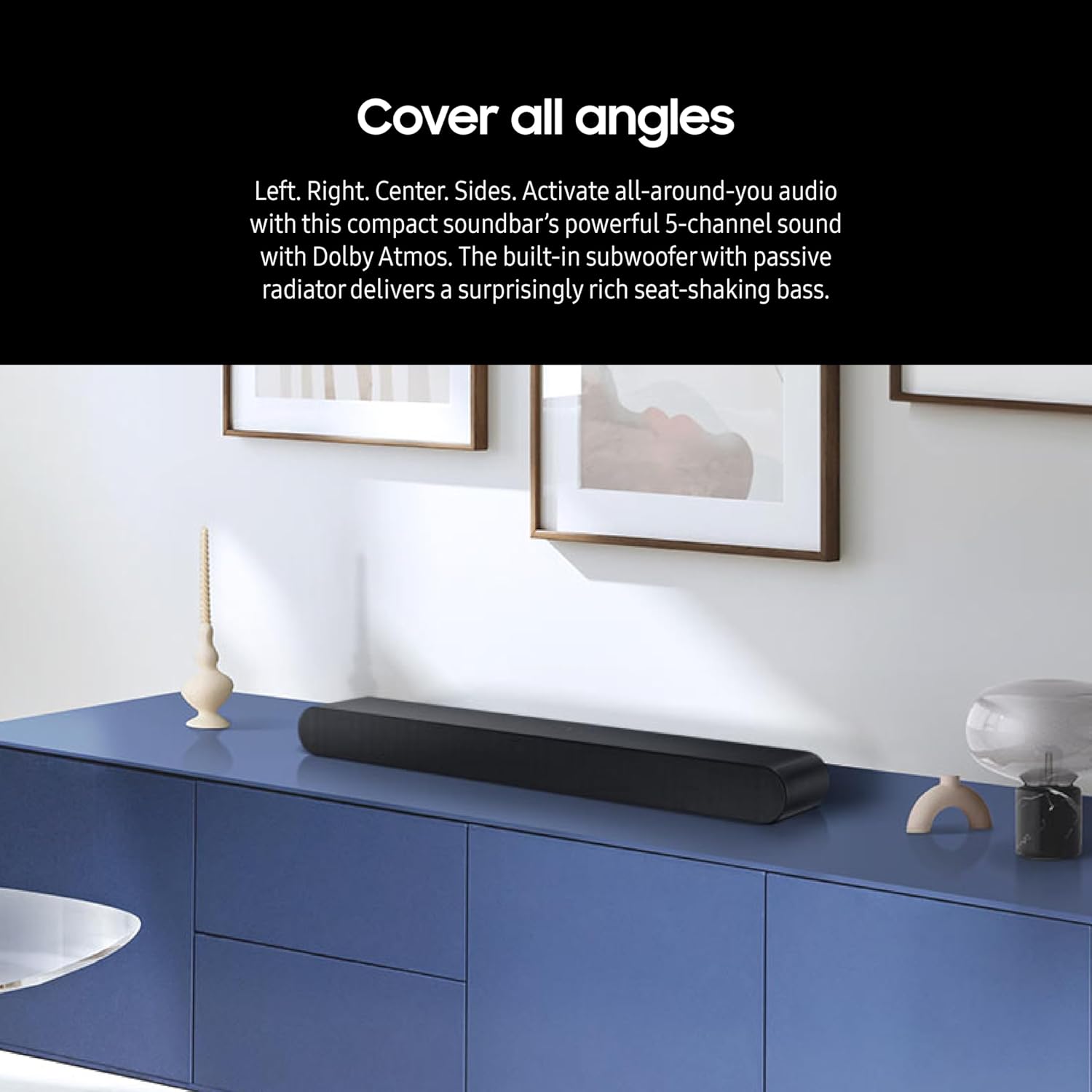 Samsung 5.0 Channel Wireless Soundbar with Dolby Atmos - HWS60DZF