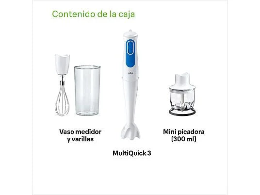 Braun MultiQuick 3 Hand Blender Omelette Chop | MQ3025WH