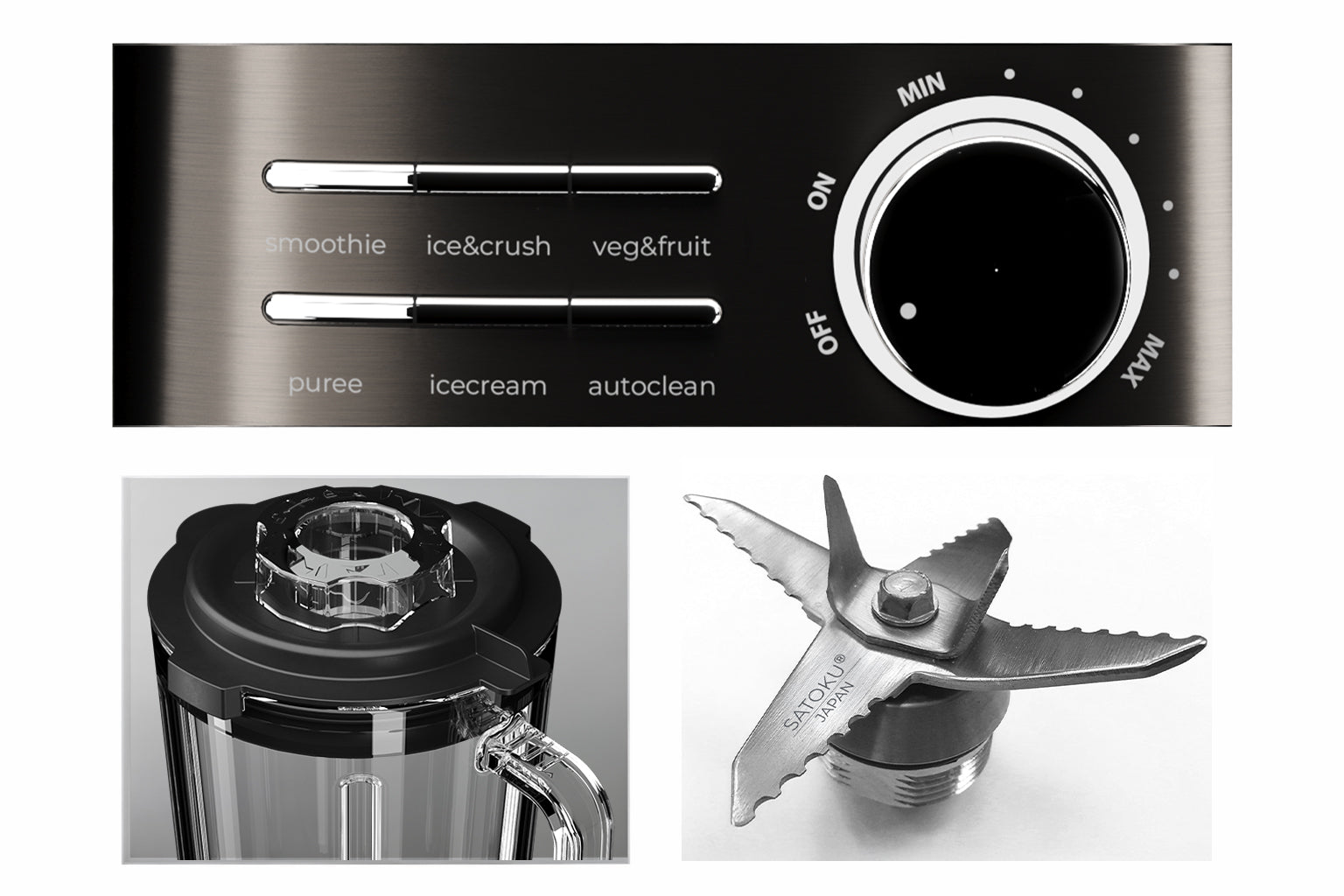 Aiwa Saberu 2500 Table Blender - ATB-2500