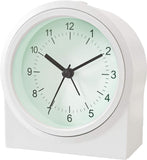 Acctim Archer Non-ticking Sweep Alarm Clock | White