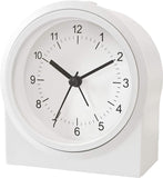 Acctim Archer Non-ticking Sweep Alarm Clock | White