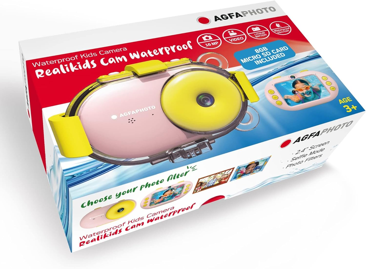 Cámara impermeable para niños Agfa Realikids