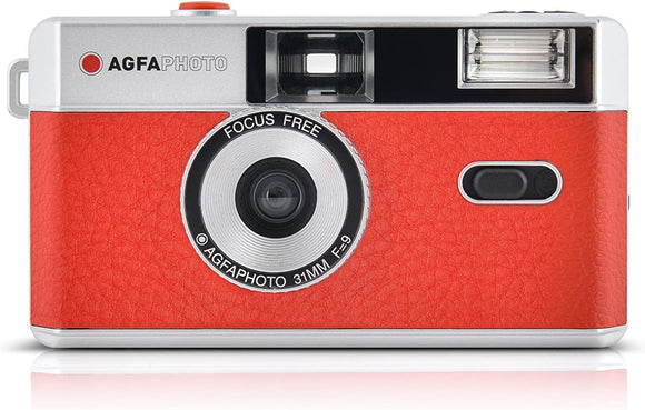 Agfa Analogue 35mm Reusable Photo Camera Red - 603001