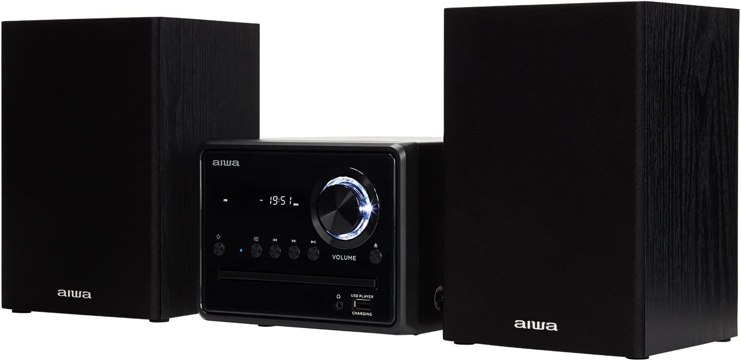 Aiwa Bluetooth Mini Stereo Hi-Fi System | MSBTU300