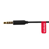 Aiwa Hi-RES In-Ear Headphones With Mic | Black - ESTM500
