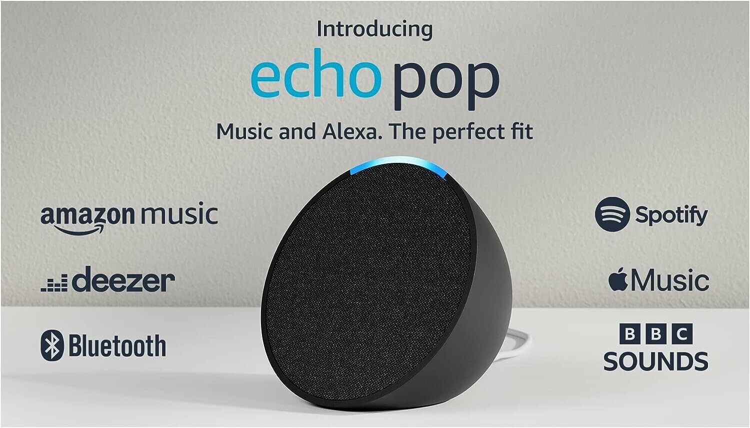 Amazon Echo Pop Smart Speaker with Alexa