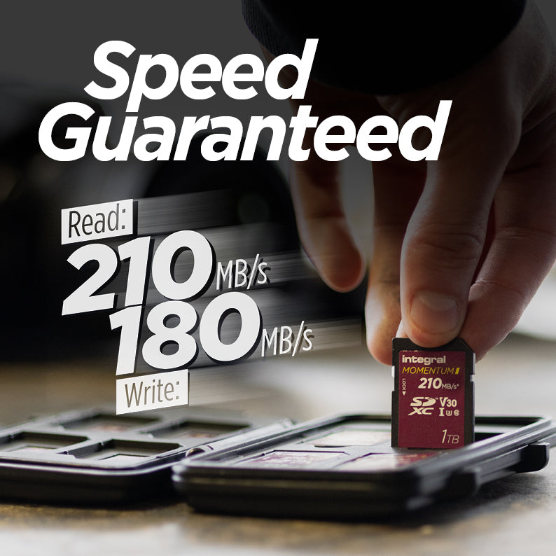 Integral Momentum I – 256GB SD Card 210MB/s SDXC V30 U3
