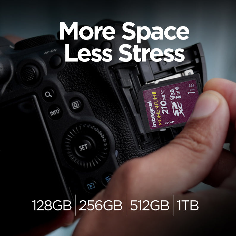 Integral Momentum I – 256GB SD Card 210MB/s SDXC V30 U3