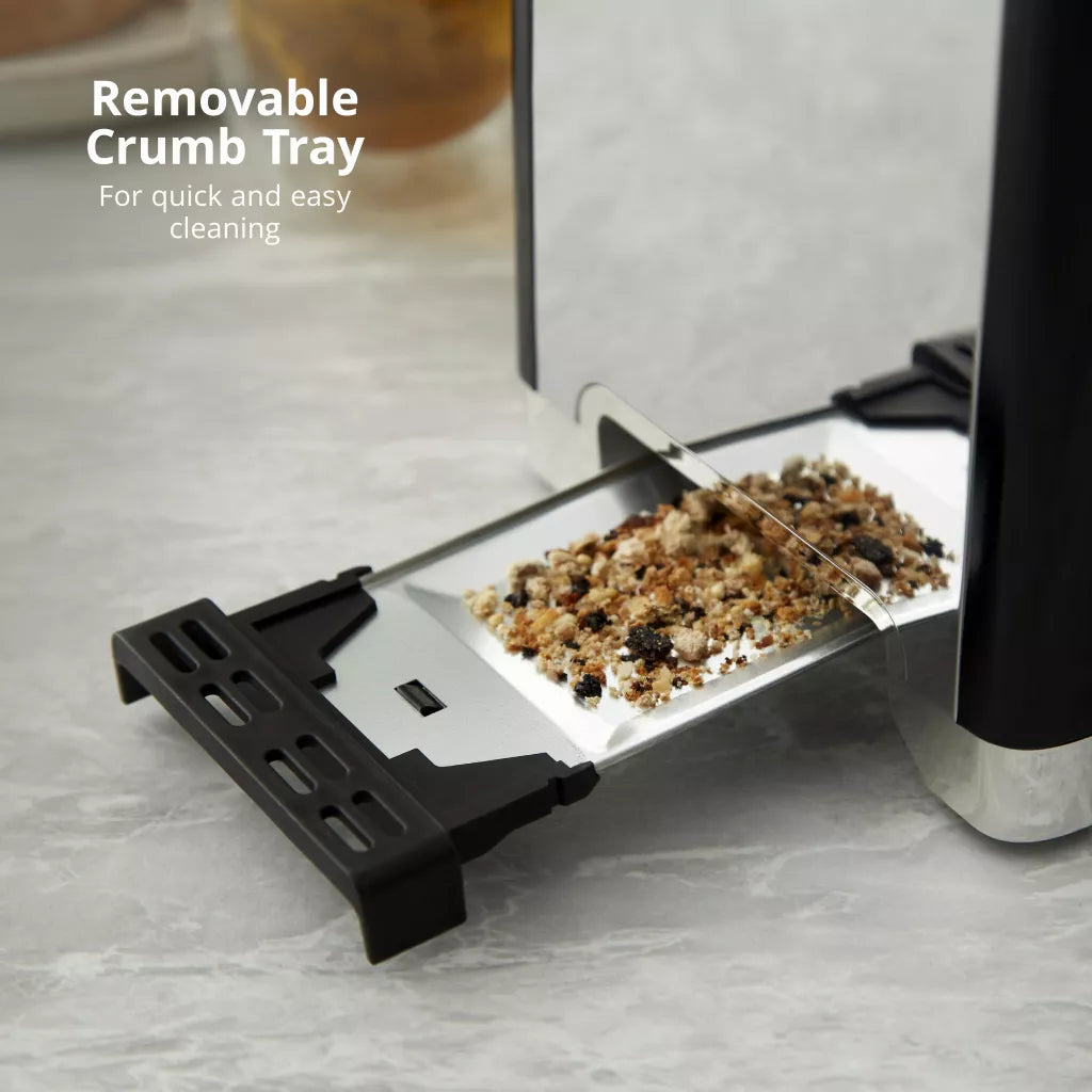 Swan Solace 2 Slice Stainless Steel Toaster