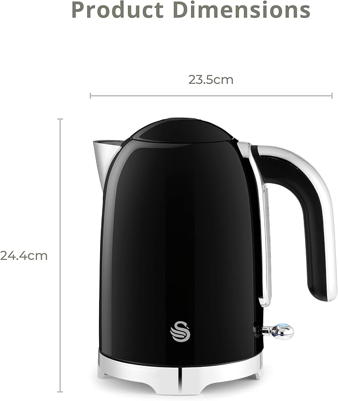 Swan Solace 1.7L SS Jug Kettle