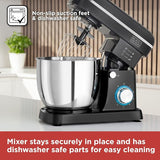 Black+Decker 5L 1300W Stand Mixer - BXMX12054GB