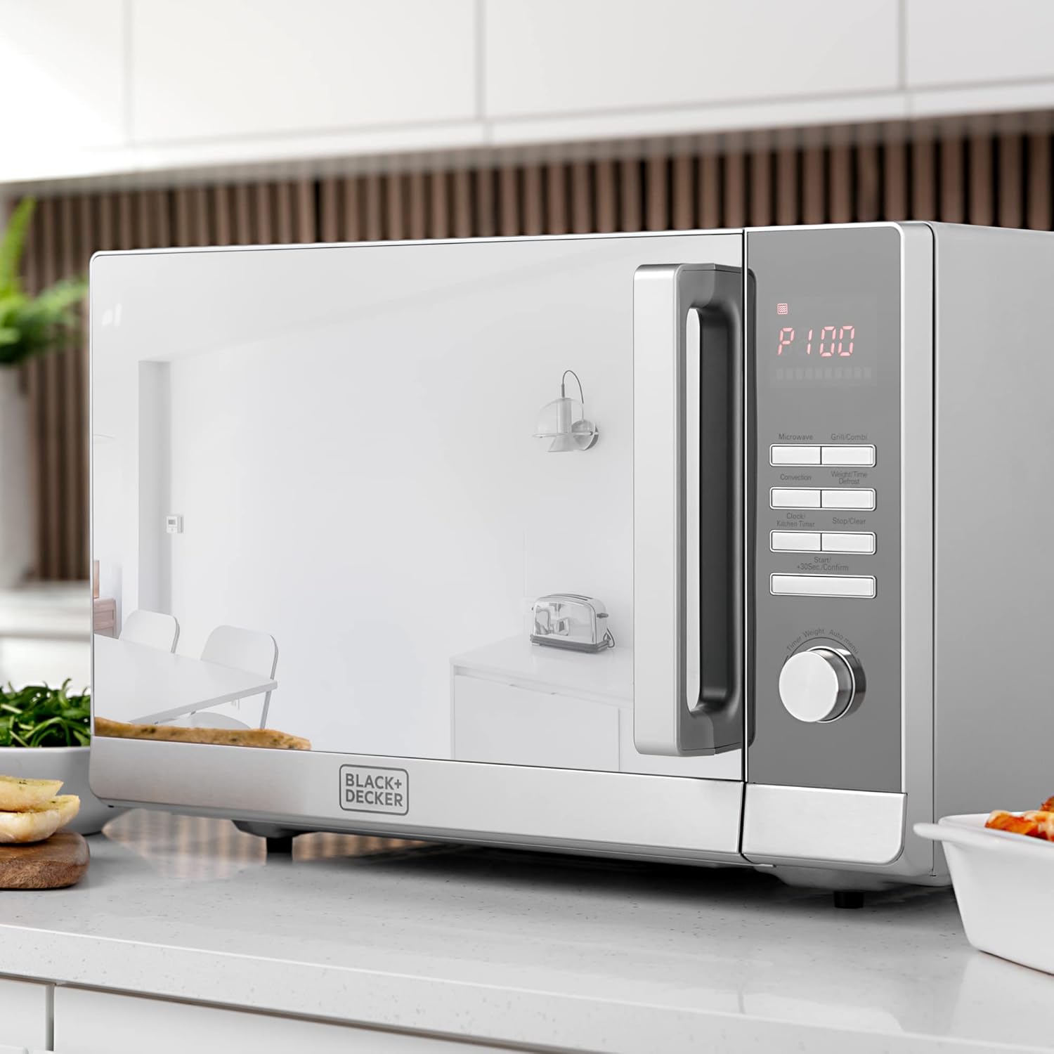 Microondas combinado Black+Decker de 30 litros | BXMZ24038GB