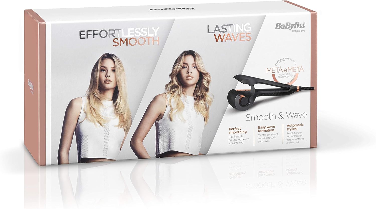 BaByliss Smooth and Wave Hair Styler | Black - 2662U