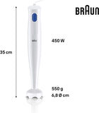 Braun MultiQuick 1 Hand Blender - MQ 10.001P WH