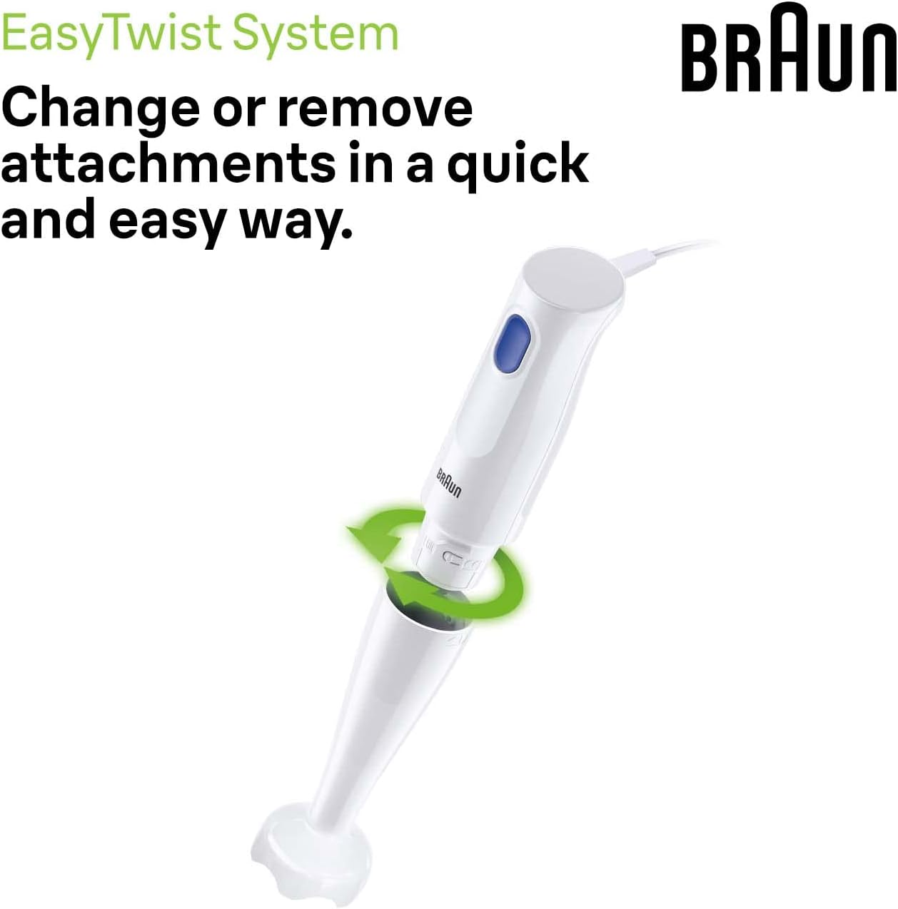 Braun MultiQuick 1 Hand Blender - MQ 10.001P WH