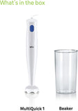 Braun MultiQuick 1 Hand Blender - MQ 10.001P WH