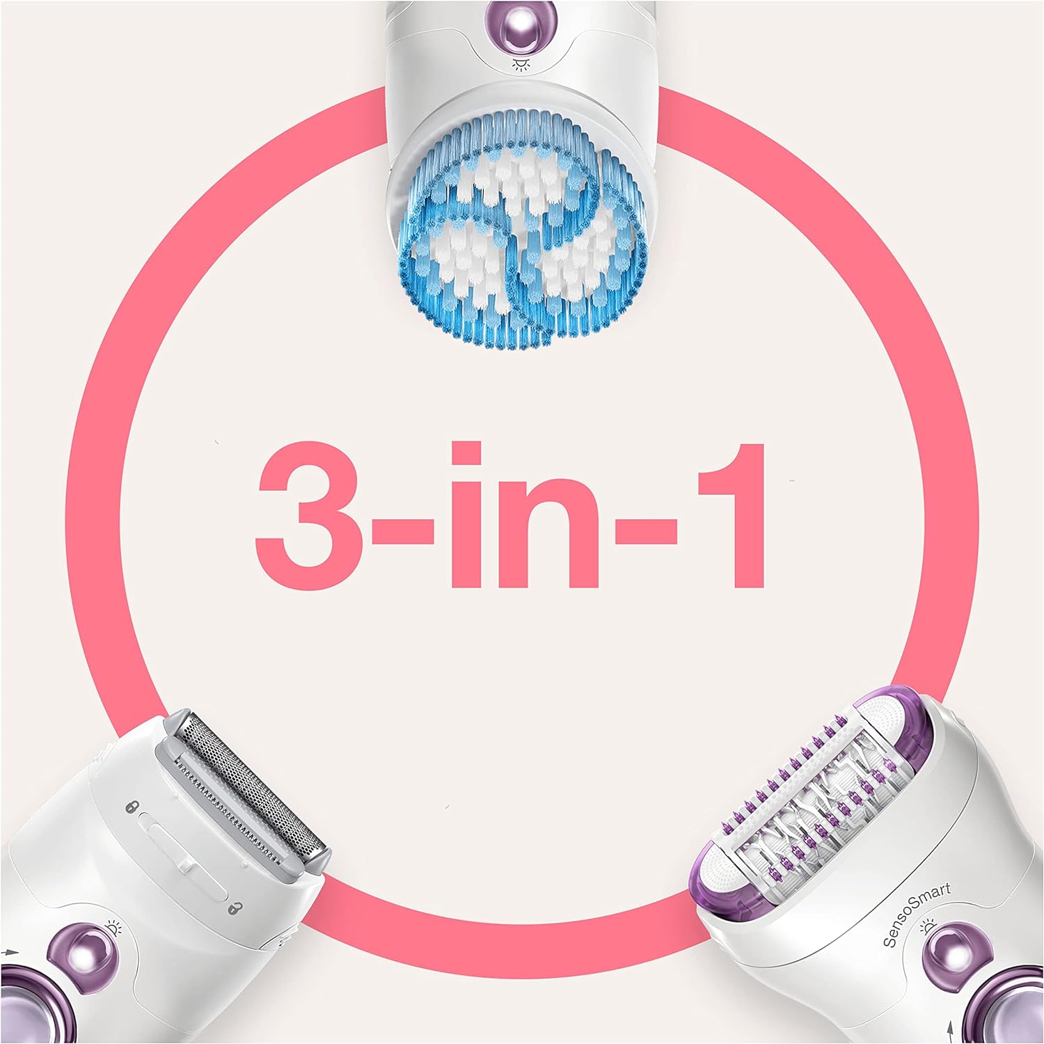 Depiladora Braun Silk-épil 9-735 en seco y húmedo 