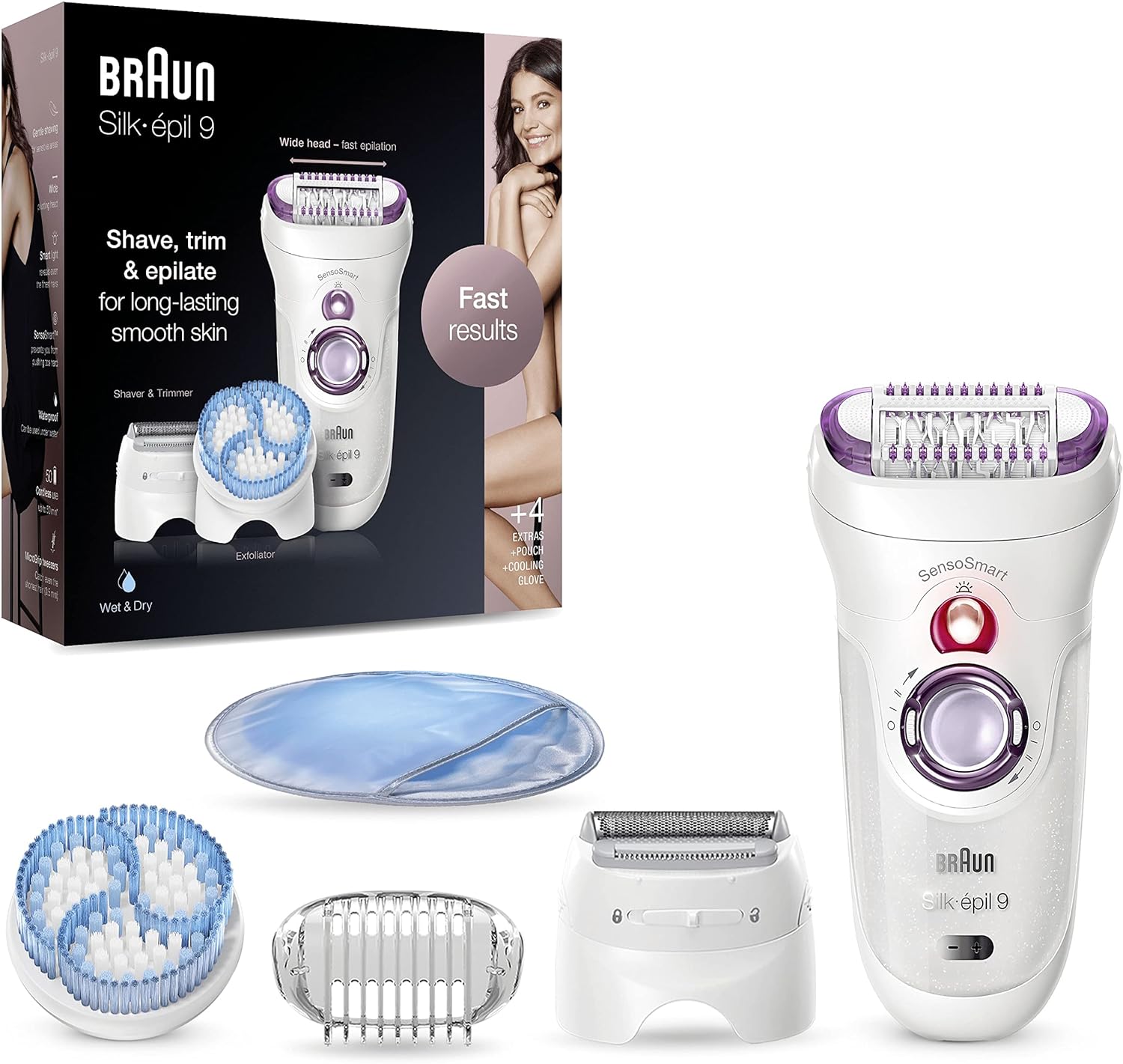 Braun Silk-epil 9-735 Wet & Dry Epilator