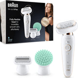 Braun Silk-épil 9 Flex 9020 Wet & Dry Epilator | White/Gold