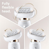 Braun Silk-épil 9 Flex 9020 Wet & Dry Epilator | White/Gold