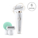 Braun Silk-épil 9 Flex 9020 Wet & Dry Epilator | White/Gold