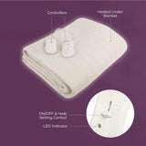 Carmen King Size Electric Under Blanket with Overheat Protection - C81191