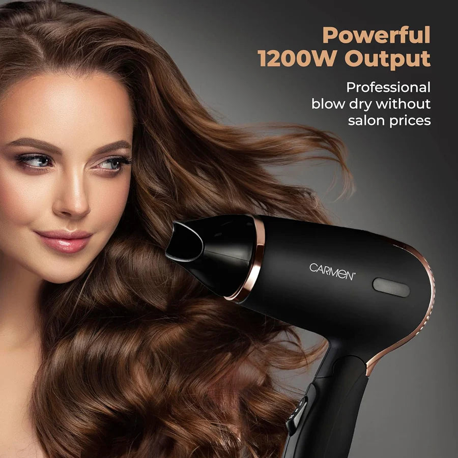 Carmen 1200w Travel Hair Dryer