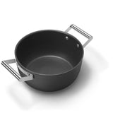 Smeg Non-stick Casserole Dish 24cm With Lid and 2 Handles