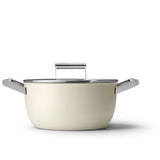 Smeg Non-stick Casserole Dish 24cm With Lid and 2 Handles