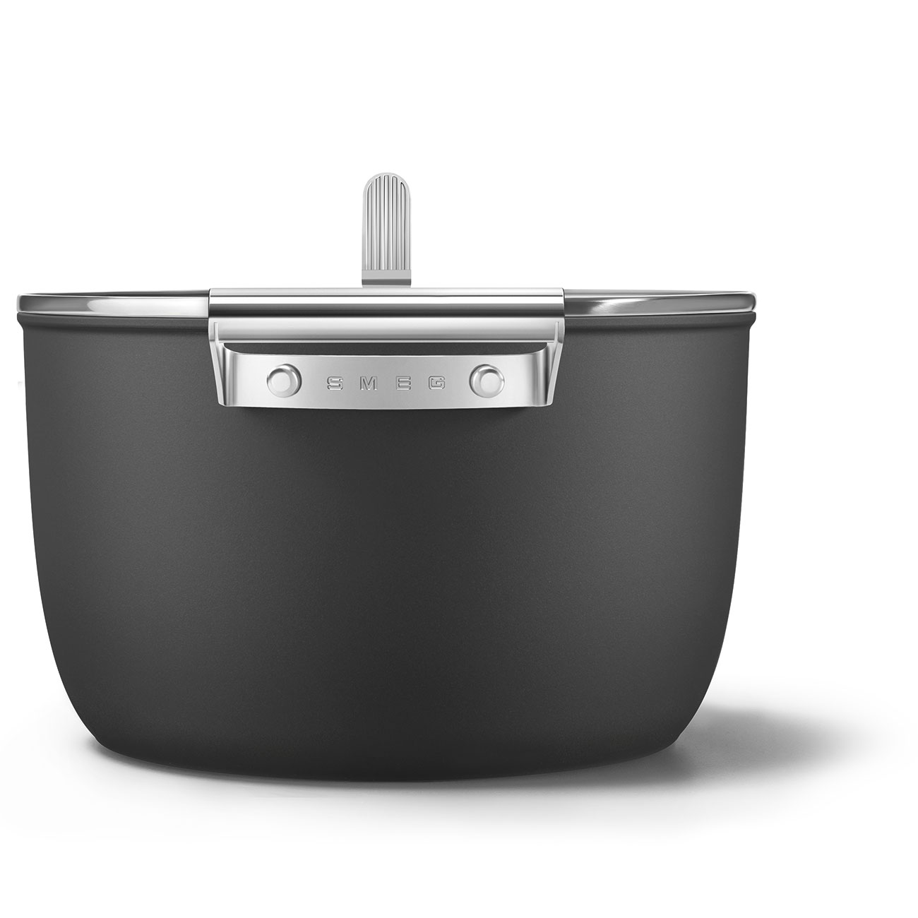 Smeg Non-stick Casserole Dish 26cm With Lid and 2 Handles