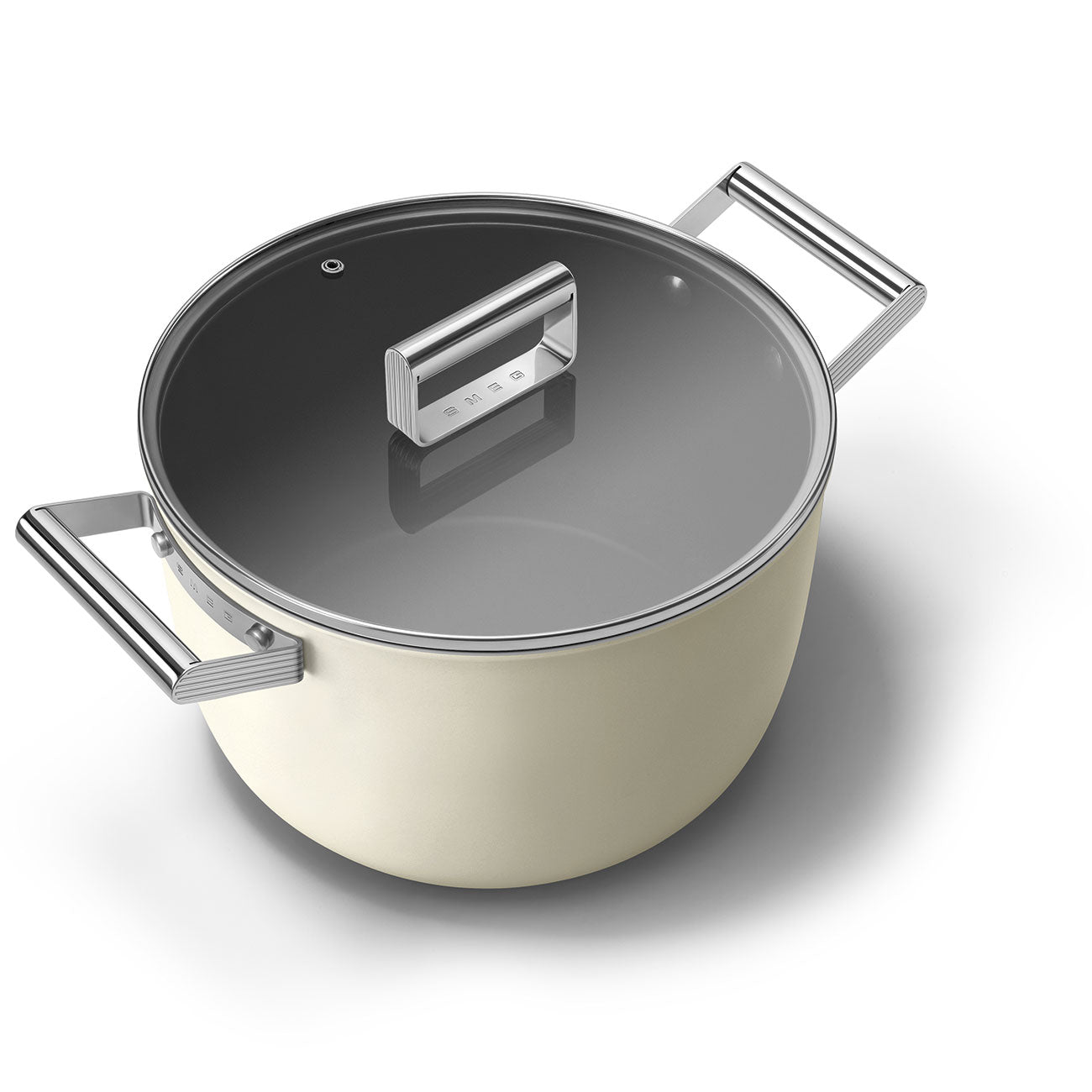 Smeg Non-stick Casserole Dish 26cm With Lid and 2 Handles