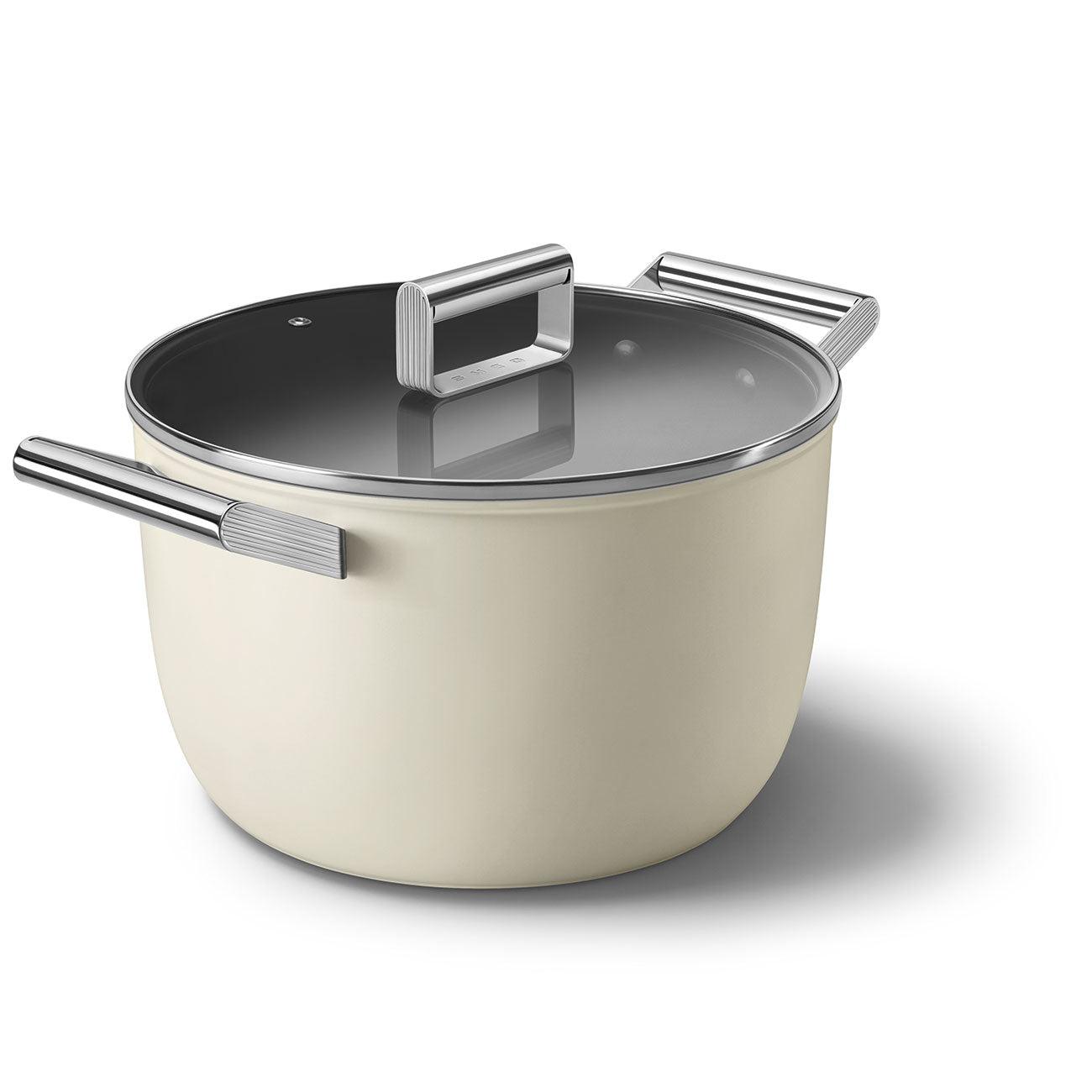 Smeg Non-stick Casserole Dish 26cm With Lid and 2 Handles