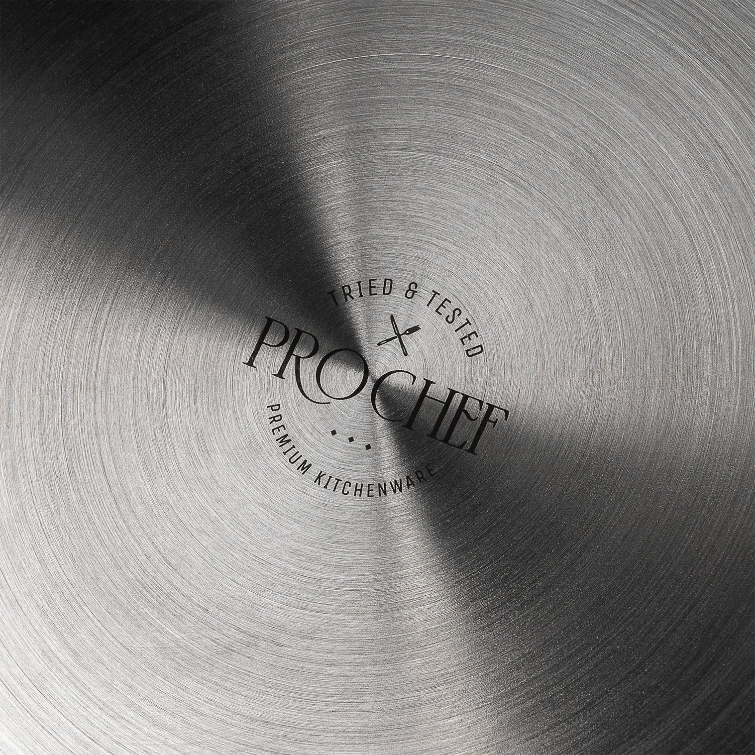 Prochef 28cm Stainless Steel Non-Stick Frying Pan