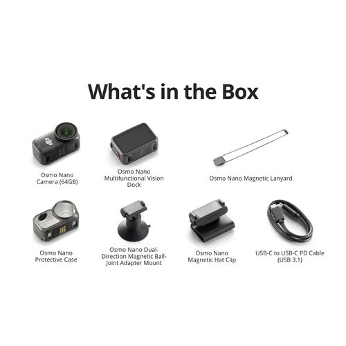 DJI Osmo Nano Standard Combo (64 Go) 