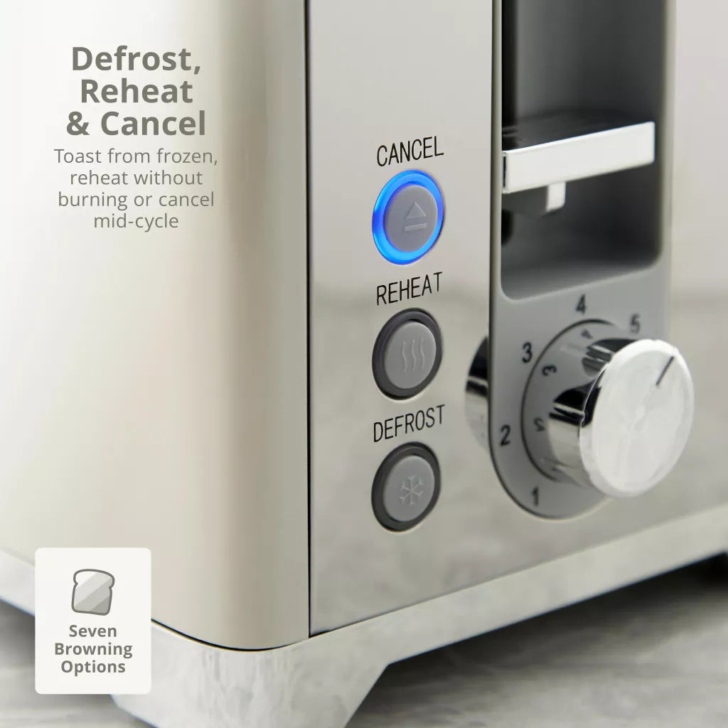 Swan Solace 2 Slice Stainless Steel Toaster