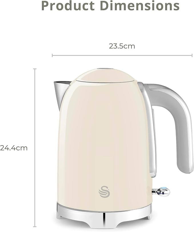 Swan Solace 1.7L SS Jug Kettle