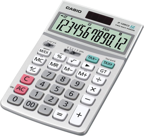 Casio 12-Digit Display Desktop Calculator - JF-120ECO