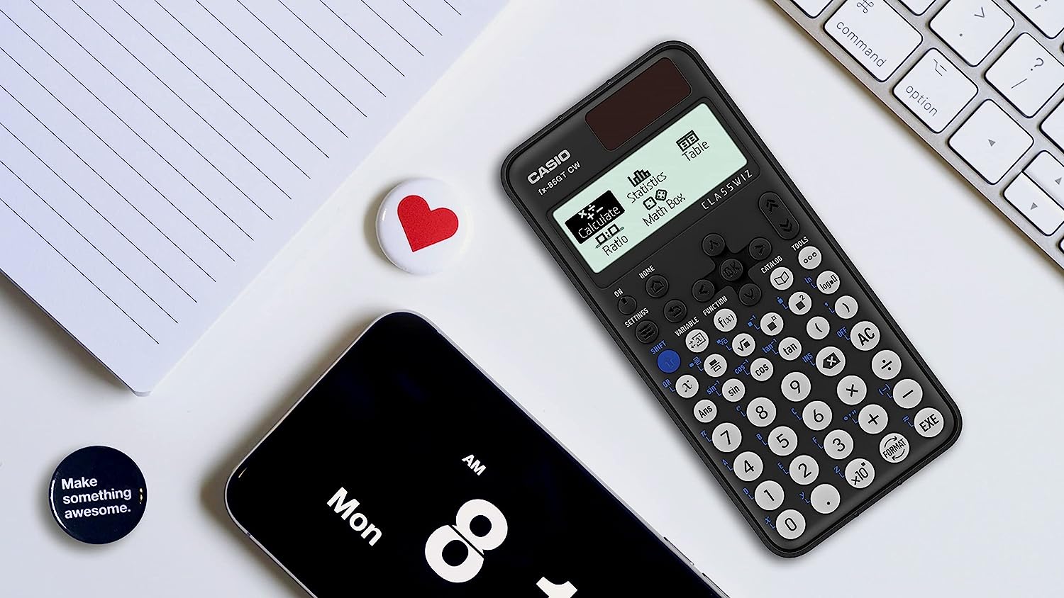 Calculadora científica Casio negra - FX-85 GT CW