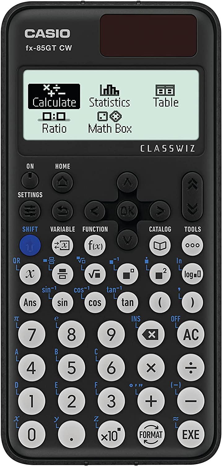 Calculadora científica Casio negra - FX-85 GT CW