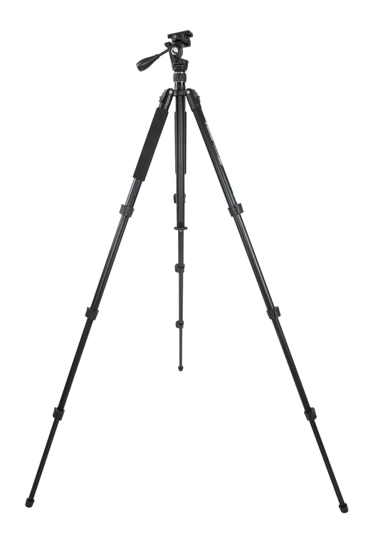 Trípode de acción rápida con cabezal panorámico e inclinable Hummingbird de Celestron 