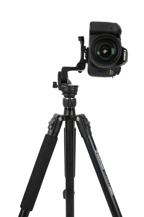 Trípode de acción rápida con cabezal panorámico e inclinable Hummingbird de Celestron 