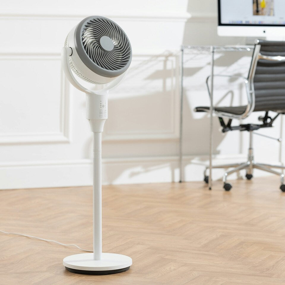 Circulador de aire con ventilador de pedestal Daewoo de 10" - COL1652