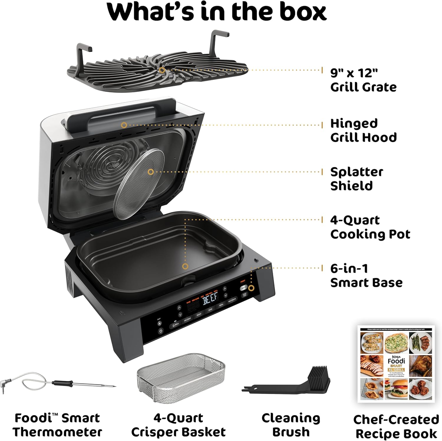 Ninja 6-in-1 MAX Grill & Air Fryer - DG551