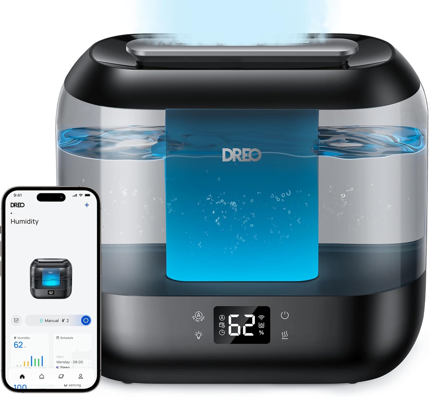 DREO 4L Smart Humidifier - Black